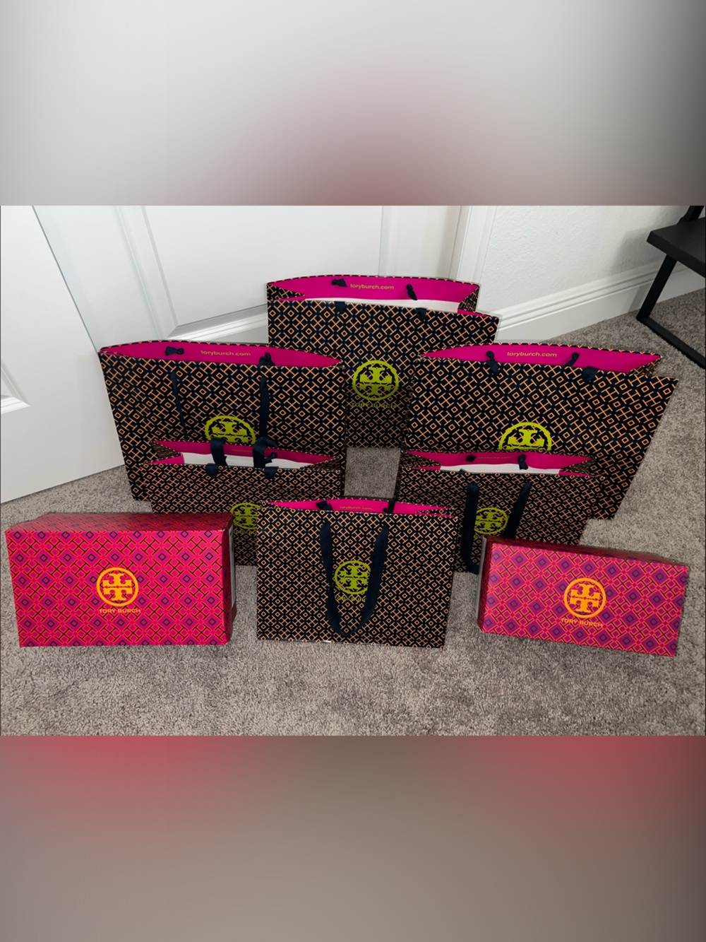 Tory Burch Shopping Bags & Shoeboxes